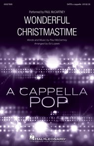 Wonderful Christmastime SATB choral sheet music cover Thumbnail